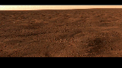 Images taken by NASA's Phoenix Mars Lander's Surface Stereo Imager, combined into a panoramic view looking north from the lander. 