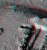 This anaglyph, acquired by NASA's Phoenix Lander on Jun. 19, 2008, shows a stereoscopic 3D view of the Martian surface near the lander. 3D glasses are necessary to view this image.