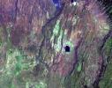 This image acquired by NASA's Terra satellite on December 18, 2002 shows the East African rift -- places where the earth's crust has formed deep fissures and the plates have begun to move apart.