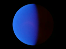 This image from NASA's Spitzer Space Telescope shows a computer simulation of the planet HD 80606b from an observer located at a point in space lying between the Earth and the HD 80606 system. 