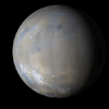 NASA's MARCI acquires a global view of the red planet and its weather patterns every day. This image was taken on Nov. 3, 2008 by the Mars Reconnaissance Orbiter.