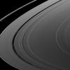 Saturn's moons Prometheus and Pan cast a pair of shadows on the A ring in this image taken shortly after the planet's August 2009 equinox by NASA's Cassini spacecraft. The gravity of potato-shaped Prometheus creates streamer-channels in the F ring.
