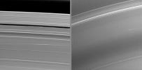 The bright streaks visible in these image from NASA's Cassini spacecraft taken during Saturn's August 2009 equinox are exciting evidence of a constant rain of interplanetary projectiles onto the planet's rings.