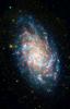 NASA's Galaxy Evolution Explorer Mission celebrates its sixth anniversary studying galaxies beyond our Milky Way through its sensitive ultraviolet telescope, the only such far-ultraviolet detector in space. Pictured here, the galaxy NGC598 known as M33.