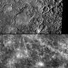 The area on the opposite side of Mercury from the large Caloris impact 
basin is home to uncommonly bumpy and grooved terrain.