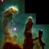 Eerie, dramatic pictures from NASA's Hubble telescope show newborn stars emerging from 'eggs' -- dense, compact pockets of interstellar gas called evaporating gaseous globules or EGGs.