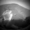 Wheel slippage during attempts to extricate NASA's Mars Rover Spirit from a patch of soft ground during the preceding two weeks had partially buried 
the wheels by the 1,899th Martian day, or sol, of the Spirit's mission on Mars (May 6, 2009).