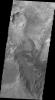 This image, taken by NASA's Mars Odyssey, shows dunes of several sizes in Terra Cimmeria.