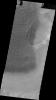 This image from NASA's 2001 Mars Odyssey of the dunes on the floor of Rabe Crater on Mars.