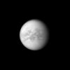 NASA's Cassini spacecraft looks toward the dark Senkyo region on Saturn's moon Titan. Senkyo is the dark region towards the right. Two other dark regions, Aztlan and Fensal are also shown here. The bright area below Aztlan is called Tsegihi.