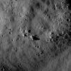 NASA's Lunar Reconnaissance Orbiter's sees hummocks and blocks on the ejecta blanket of Tsiolkovskiy crater.