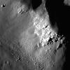 NASA's Lunar Reconnaissance Orbiter captured this image close up view of Copernicus crater showing light-toned fractured bedrock exposed on the higher slopes on the central structural uplift.