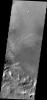 The dunes in this image captured by NASA's 2001 Mars Odyssey are located in an unnamed crater in Terra Cimmeria.