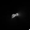 This close-up view of comet Hartley 2 was taken as NASA's EPOXI mission approached the comet at 6:58 a.m. PDT (9:58 a.m. EDT).