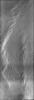This image from NASA's Mars Odyssey of the south pole shows a surface texture called 'thumbprint,' for its uncanny resemblance to human fingerprints.