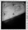 This is an enhanced contrast version of the first Mars photograph released on July 15, 1965. This is man's first close-up photograph of another planet, a photographic representation of digital data radioed from Mars by the Mariner 4 spacecraft.