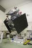 NASA's Juno spacecraft undergoes weight and balance testing at Astrotech payload processing facility, Titusville, Fla. June 16, 2011.