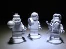 The three LEGO figurines flying aboard the Juno spacecraft are the Roman god Jupiter, his wife Juno and Galileo Galilei.
