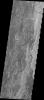 This image from NASA's 2001 Mars Odyssey spacecraft shows lava flows from Arsia Mons.