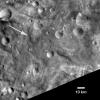 NASA's Dawn spacecraft obtained this image of an unusual hill on asteroid Vesta with its framing camera on August 18, 2011. The image has a resolution of about 260 meters per pixel.
