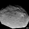 This full-frame view of asteroid Vesta was obtained by NASA's Dawn spacecraft with its framing camera on July, 24 2011. This image was taken through the camera's clear filter. The image has a resolution of about 485 meters per pixel.