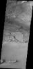 This image from NASA's 2001 Mars Odyssey spacecraftshows a small portion of Kasei Valles, one of the largest channel systems on Mars.