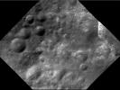 Numerous small, bright spots appear on asteroid Vesta, as seen in this image from NASA's Dawn spacecraft. This region is just north of the equator, to the west of Marcia crater.