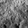 This image from NASA's Dawn spacecraft shows old cratered terrain located on asteroid Vesta's equator. Many of these craters have very degraded, rounded rims.