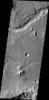 The unnamed channel in this image from NASA's 2001 Mars Odyssey spacecraft is located in northern Tyrrhena Terra.