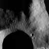 This image from NASA's Dawn spacecraft is located in asteroid Vesta's Caparronia quadrangle.