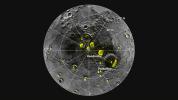 Radar Bright Deposits in Mercury's Polar Craters