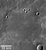 Ridge and Trough System on Mercury