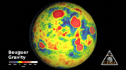 GRAIL's 'Bouguer' Gravity Moon Map
