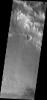 The small dark dunes in this image captured by NASA's 2001 Mars Odyssey spacecraft are located on the floor of Holden Crater.