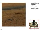 NASA's rover Curiosity uses its calibration target for the Mastcam to approximate colors we would see on Mars, using the known colors of materials on the target.