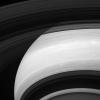 Saturn's rings cast shadows on the planet, except their shadows appear to be inside out in this image captured by NASA's Cassini spacecraft.