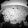 NASA's Curiosity Mars rover captured this image on with its Hazcam just after completing a drive that took the mission's total driving distance past the 1 kilometer (0.62 mile) mark.
