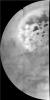 Almost all of the hydrocarbon seas and lakes on the surface of Saturn's moon Titan cluster around the north pole, as can be seen in this mosaic from NASA's Cassini mission.