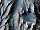 This observation from NASA's Mars Reconnaissance Orbiter is of an east-facing slope in Tithonium Chasma.