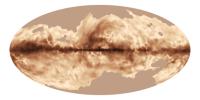 The magnetic field of our Milky Way galaxy as seen by ESA's Planck satellite. This image was compiled from the first all-sky observations of polarized light emitted by interstellar dust in the Milky Way.