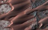 Nili Patera is one of the most active dune fields on Mars. Continuously monitored by the HiRise instrument onboard NASA's Mars Reconnaissance Orbiter, a new image is acquired about every six weeks.