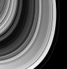The F ring shepherd Pandora is captured here by NASA's Cassini spacecraft along with other well-known examples of Saturn's moons shaping the rings.