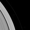 Pandora, Prometheus, and Pan, seen here, from right to left, also appear to be holding some sort of convention in this image from NASA's Cassini spacecraft.