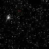 This still from a sequence of images shows comet 67P/Churyumov-Gerasimenko moving against the background star field.