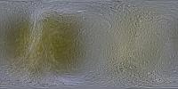 This set of global, color mosaics of Saturn's moon Rhea was produced from images taken by NASA's Cassini spacecraft during its first ten years exploring the Saturn system.