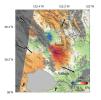 A magnitude 6.0 earthquake struck southern Napa county northeast of San Francisco, California, on Aug. 24, 2014. NASA satellite data reveal ground defomation.