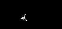 The Onboard Scientific Imaging System (OSIRIS) on the European Space Agency's Rosetta spacecraft captured this parting shot of the mission's Philae lander after its separation from the mother ship on Nov. 12, 2014.