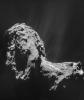 This composite is a mosaic comprising four individual Rosetta NAVCAM images taken from 19 miles (31 kilometers) from the center of comet 67P/Churyumov-Gerasimenko on Nov. 20, 2014.