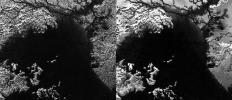 These views from NASA's Cassini Synthetic Aperture Radar (SAR) present a side-by-side comparisons of a traditional view and one made using a new technique called despeckling for handling electronic noise that results in clearer views of Titan's surface.