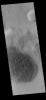 This image captured by NASA's 2001 Mars Odyssey spacecraft shows dunes cover part of the floor of this unnamed crater in Noachis Terra.